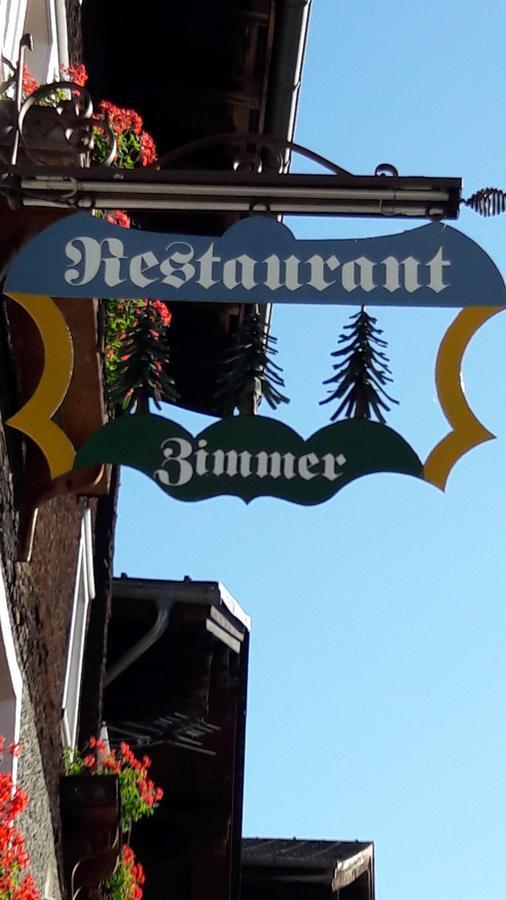 Hotel-Restaurant Drei Tannen Bellwald Kültér fotó